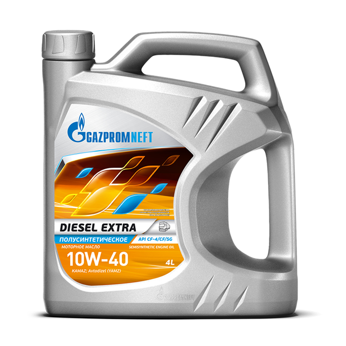 Моторное масло Gazpromneft Diesel Extra 10W-40, 4 л