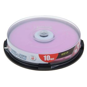 Диск DVD+RW Mirex, 4x, 4.7 Гб, Cake Box, 10 шт (10 шт)