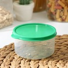 The food container 300 ml round, color green