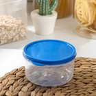 The food container 300 ml round, color blue