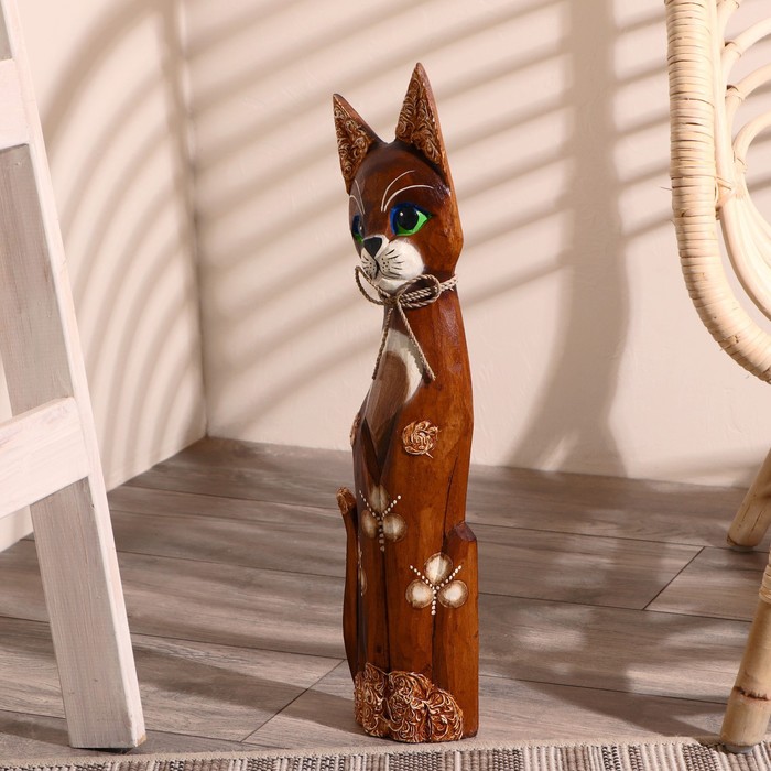 Сувенир дерево "Кошка" 50 см - фото 797711480