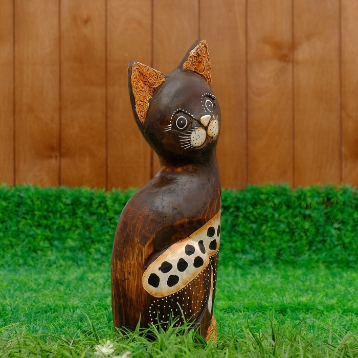 Кошка Из Дерева Фото