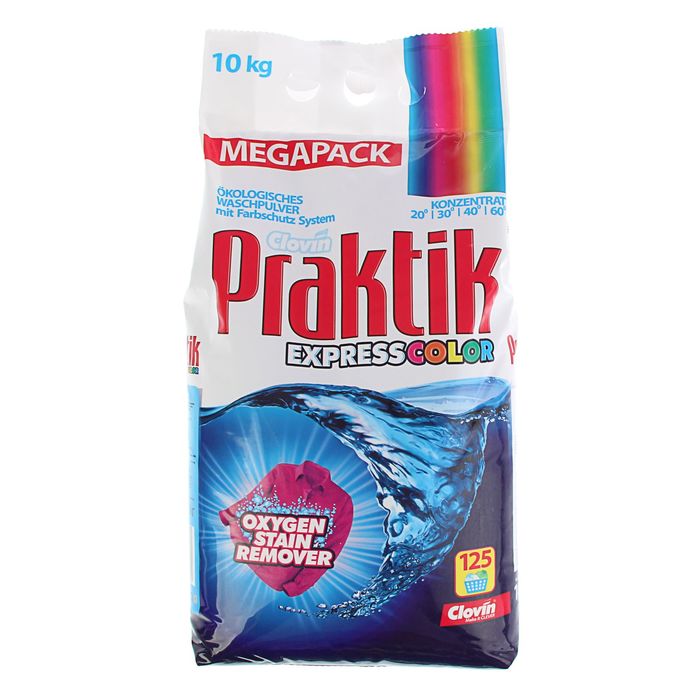 Стиральный порошок Praktik ExpressColor автомат, пакет, 10 кг