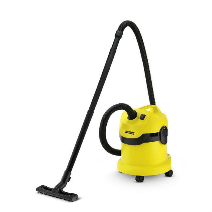 Пылесос Karcher WD2/MV2, 1000 Вт, 12 л, желтый/черный