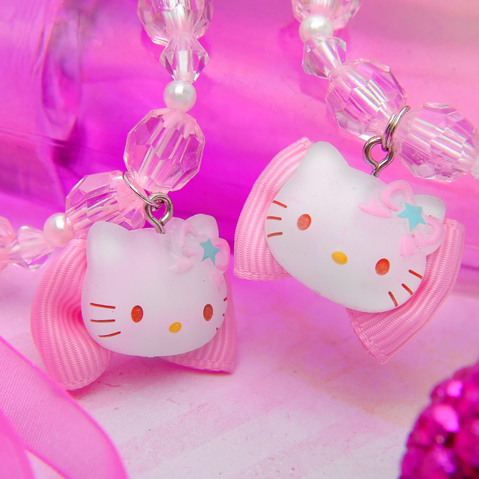 Hello kitty украшения. Браслет Хэллоу Китти. Бусы с Хеллоу Китти. Бусы с Хелло Китти детские. Детские бусы с Хеллоу Китти.