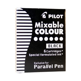 {{photo.Alt || photo.Description || 'Картридж чернильный Pilot, набор 6 штук для Parallel Pen (каллиграфия), чёрный'}}