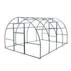 Каркас теплицы, 4 × 3 × 2 м, шаг 1 м, профиль 20 × 20 мм, толщина металла 1 мм, без поликарбоната, половинчатые арки Каркас теплицы, 4 × 3 × 2 м, шаг 1 м, профиль 20 × 20 мм, толщина металла 1 мм, без поликарбоната, половинчатые арки