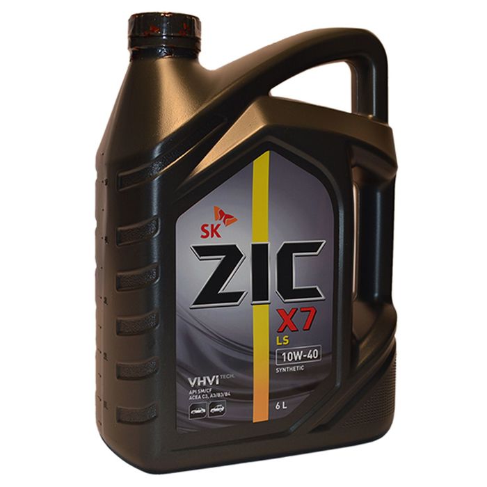 Моторное масло ZIC X7 LS 10W-40, 6 л