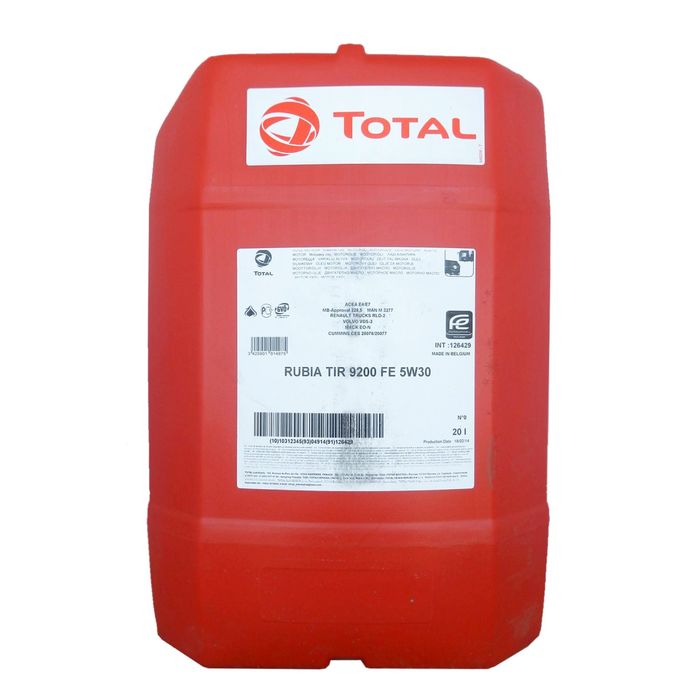 Моторное масло Total RUBIA TIR 9200 FE 5W-30, 20 л