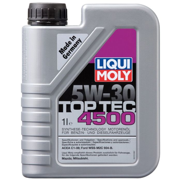 Моторное масло Liqui Moly Top Tec 4500 5W-30 ACEA C1-08, 1 л