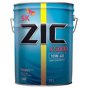 Масло моторное ZIC X 5000 10W-40, 20 л 1434950