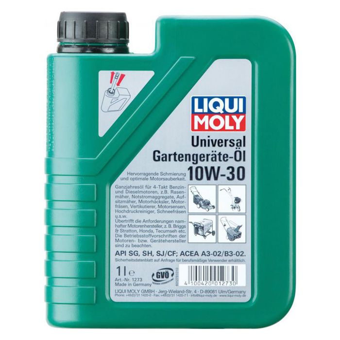 Моторное масло для газонокосилок Liqui Moly Universal 4-Takt Gartengerate-Oil 10W-30, 1 л