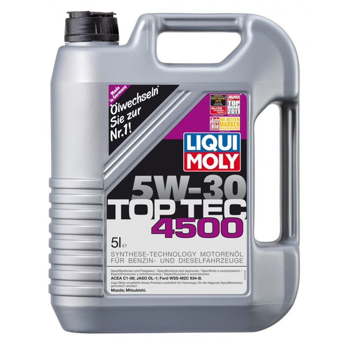 Моторное масло Liqui Moly Top Tec 4500 5W-30, 5 л