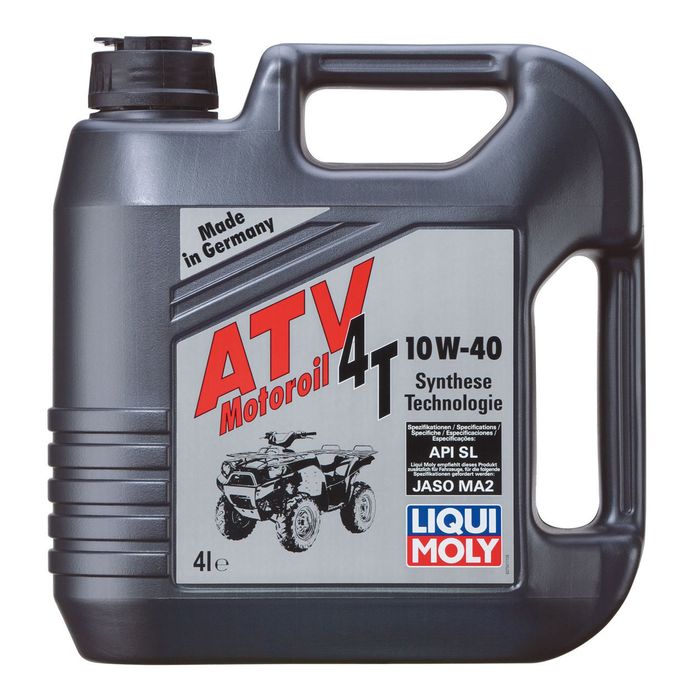 Моторное масло для мотоциклов Liqui Moly ATV 4T Motoroil 10W-40 SL/MA-2, 4 л