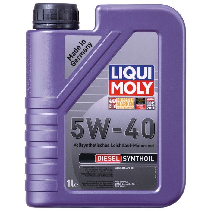 Моторное масло Liqui Moly Diesel Synthoil 5W-40 CF B4, 1 л