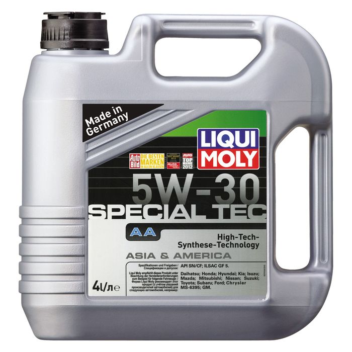 Моторное масло Liqui Moly Leichtl Special AA 5W-30 SN, ILSAC GF-5, 4 л