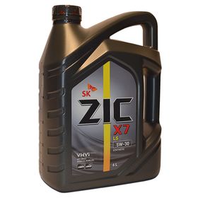 Масло моторное ZIC X7 LS 5W-30, 6 л 1434842