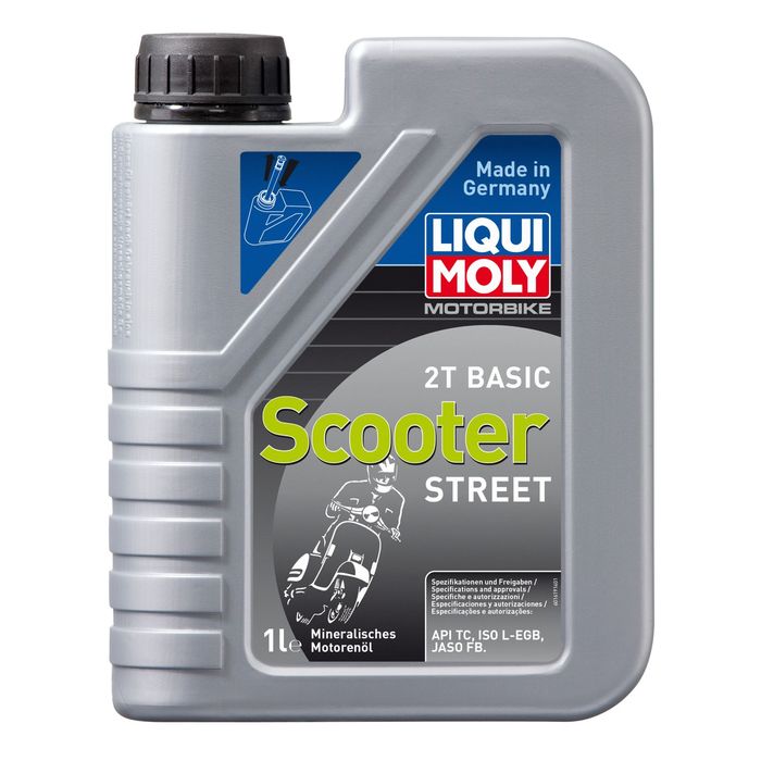 Моторное масло для скутеров Liqui Moly Racing Scooter 2T Basic TC, 1 л