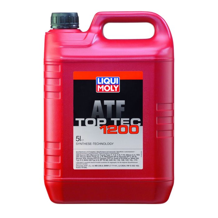 Трансмиссионное масло Liqui Moly для АКПП Top Tec ATF 1200, 5 л