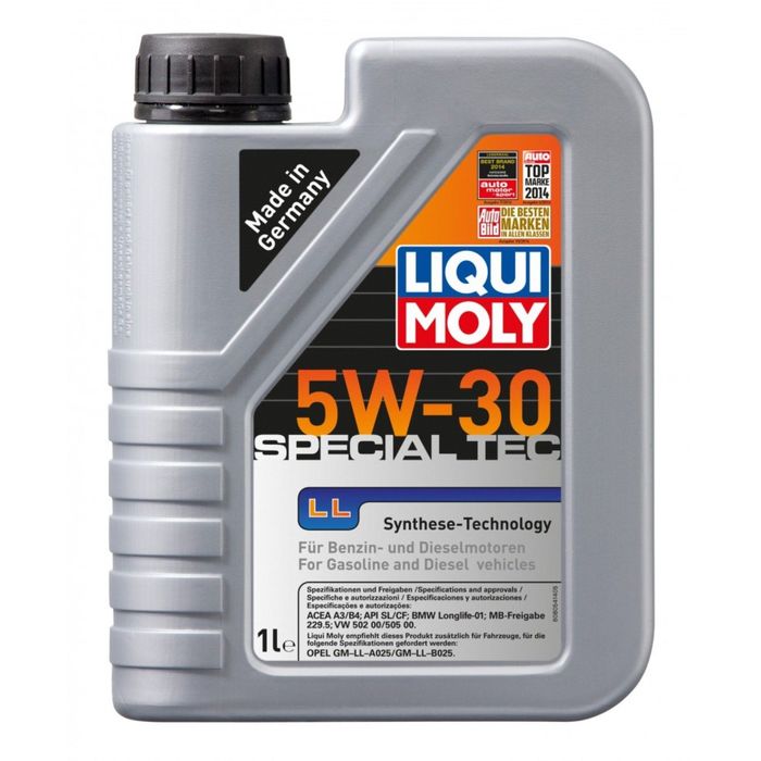 Моторное масло Liqui Moly НС Leictl.Special LL 5W-30 SL/CF A3/B4, 1 л