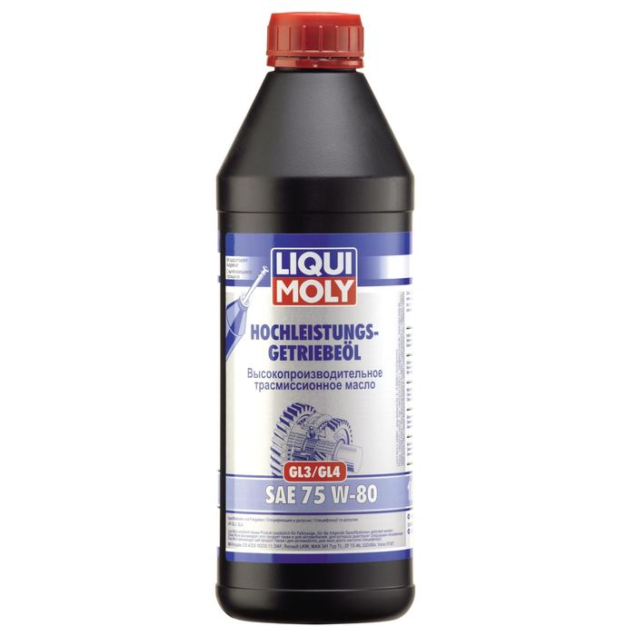 Трансмиссионное масло Liqui Moly Hochleistungs-Getrieb 75W-80 GL3/GL-4, 1 л