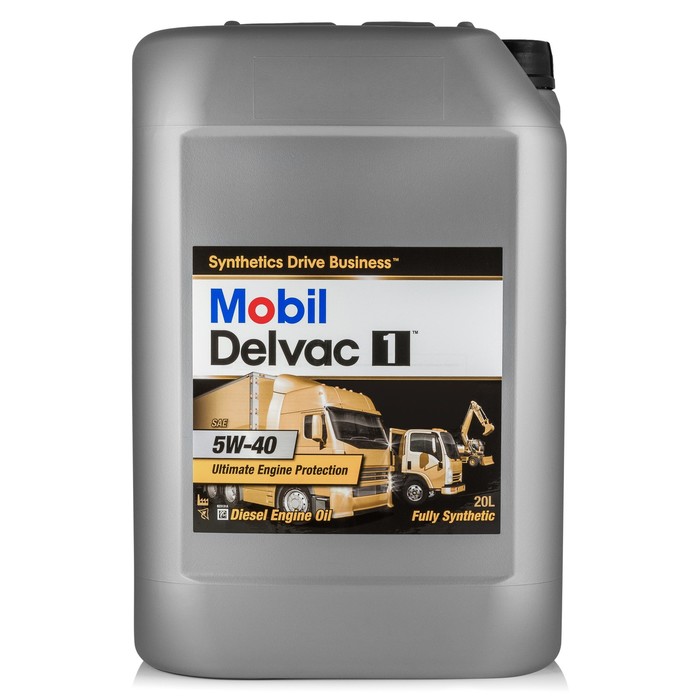 Моторное масло Mobil Delvac 1 5W-40, 20 л