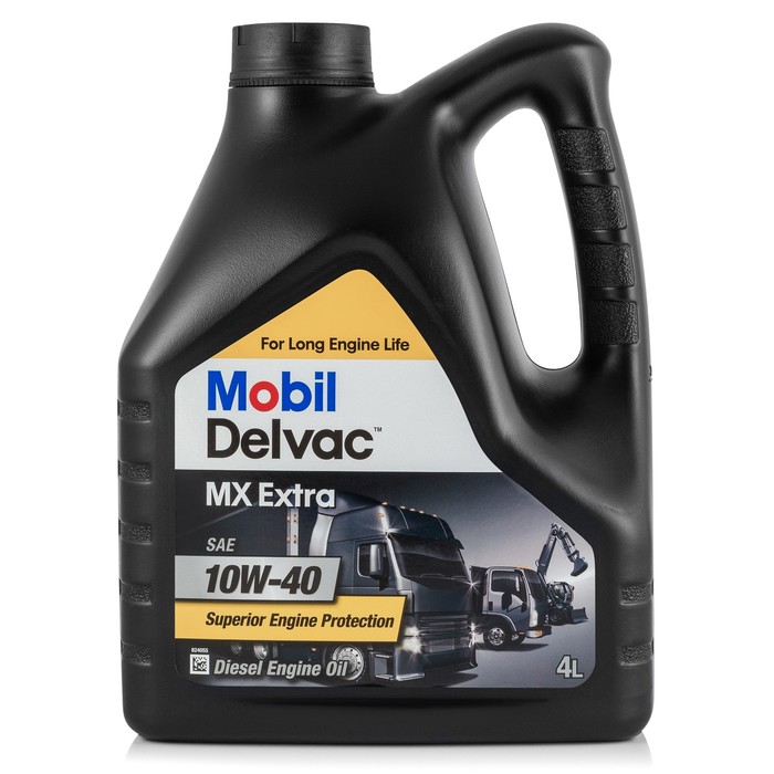 Моторное масло Mobil Delvac MX Extra 10W-40, 4 л