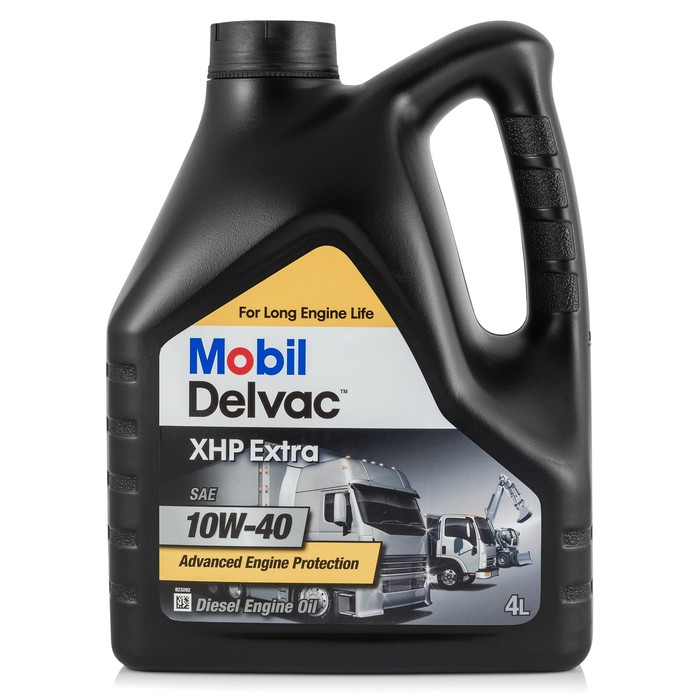 Моторное масло Mobil Delvac XHP Extra 10W-40, 4 л