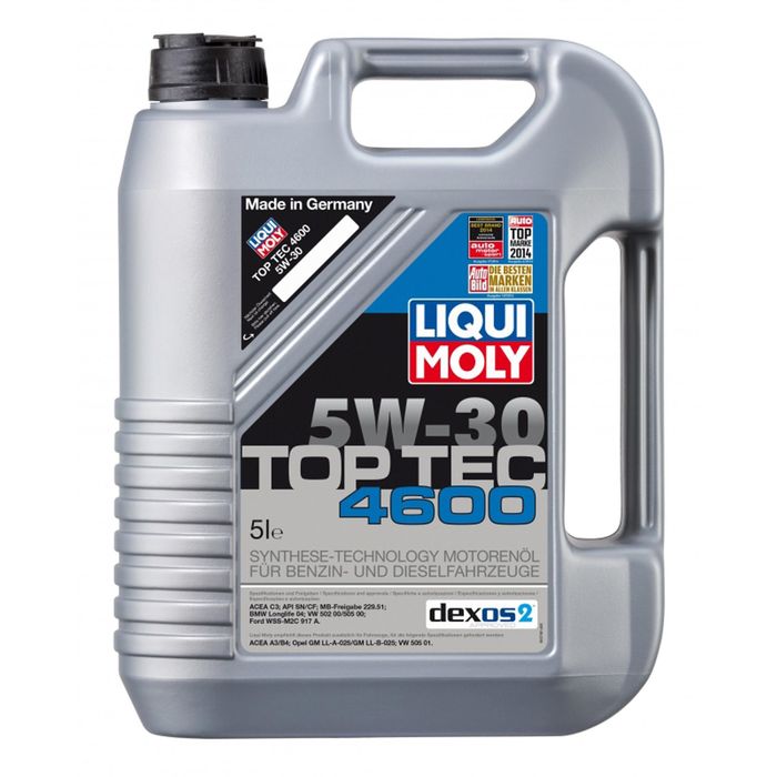 Моторное масло Liqui Moly HC Top Tec 4600 5W-30 SM/CF, 5 л