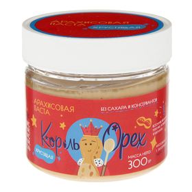 Арахисовая паста "Король Орех" хрустящая, 300 г 1470621