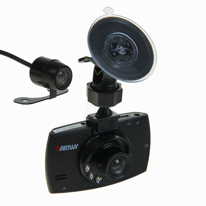 Видеорегистратор Artway AV-520, две камеры, 2.4&quot; TFT, обзор 90/120°, 1440х1080