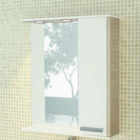 Зеркало-шкаф для ванной "Тулуза-75" 83,2 х 75 х 15,4 см, цвет сосна лоредо