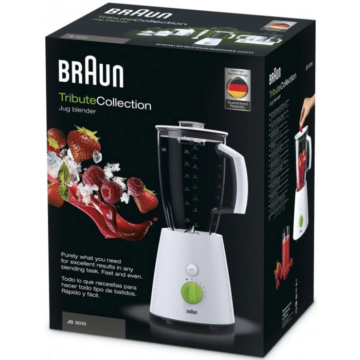 Блендер Braun JB 3010, 800 Вт, 5 скоростей, стационарный 1485034 - фото 33502