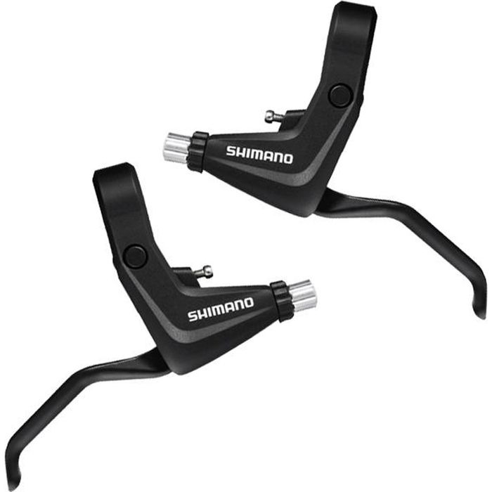 Тормозная ручка Shimano Alivio, T4000, правая+левая, цвет чёрный, под 2 пальца