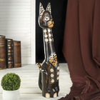 Сувенир дерево "Кошка с пятнистым ошейником" 50 см - фото 800081835