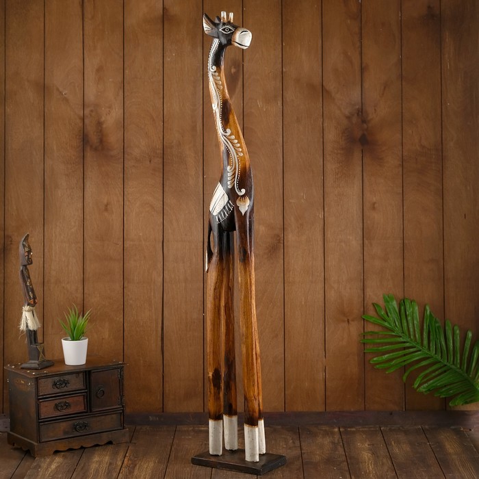 Сувенир дерево "Жираф" 100 см - фото 889336