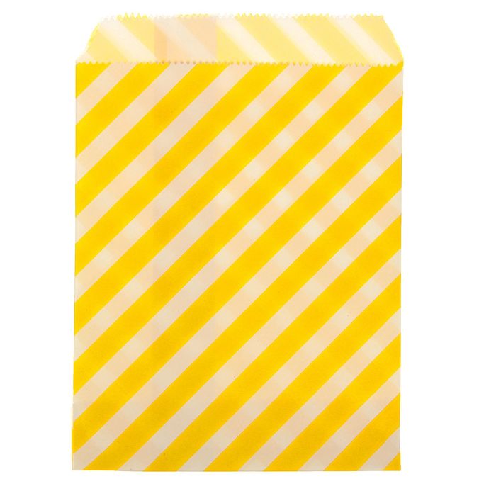 Пакет фасовочный &quot;Полоска&quot;, жёлтый, 13 х 18 см