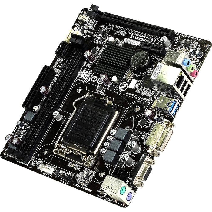 Материнская плата Gigabyte GA-H81M-S2V, Soc-1150, Intel H81, 2xDDR3, mATX, Ret