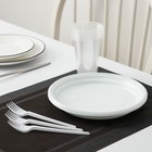 Set picnic: 6 plates d=20.5 cm, 6 cups 200 ml, 6 forks Cutlery