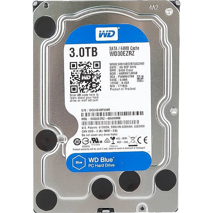 Жесткий диск WD Original SATA-III 3Tb WD30EZRZ Blue