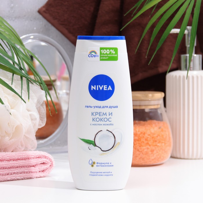 Гель для душа Nivea &quot;Крем Кокос&quot;, 250 мл