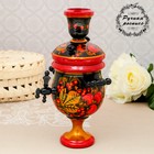 Souvenir Samovar decorative, 30 cm, red-gold background, Khokhloma Souvenir Samovar decorative, 30 cm, red-gold background, Khokhloma