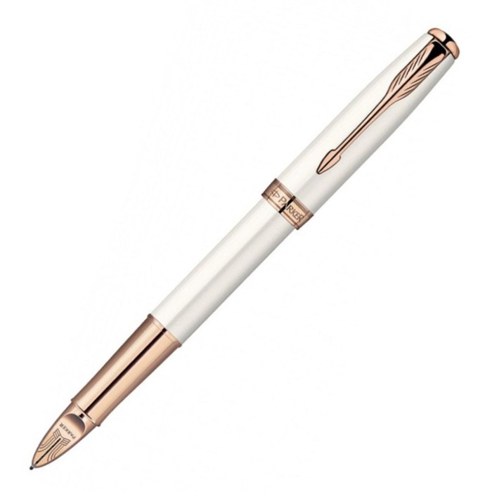 Ручка Parker Sonnet F540 (S0975990) Pearl PGT (F) чернила: черный