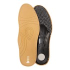 Стельки для обуви амортизирующие, с жёстким супинатором, 39-40р-р, пара, цвет светло-коричневый - фото 8186001