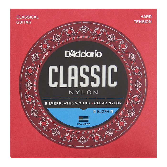 Струны D`Addario для классической гитары нейлоновые Student Hard