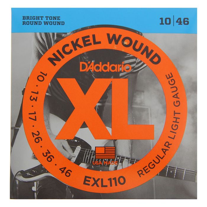 Струны D`Addario для электрогитары Regular Light 10-46