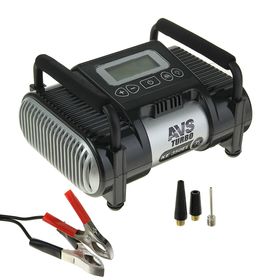 Компрессор автомобильный AVS KE350EL, 35 л/мин, 12 В, фонарь, электронный дисплей, ограничитель давления