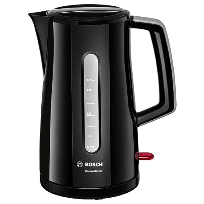 Чайник электрический Bosch TWK3A013, 2400 Вт, 1.7 л, черный