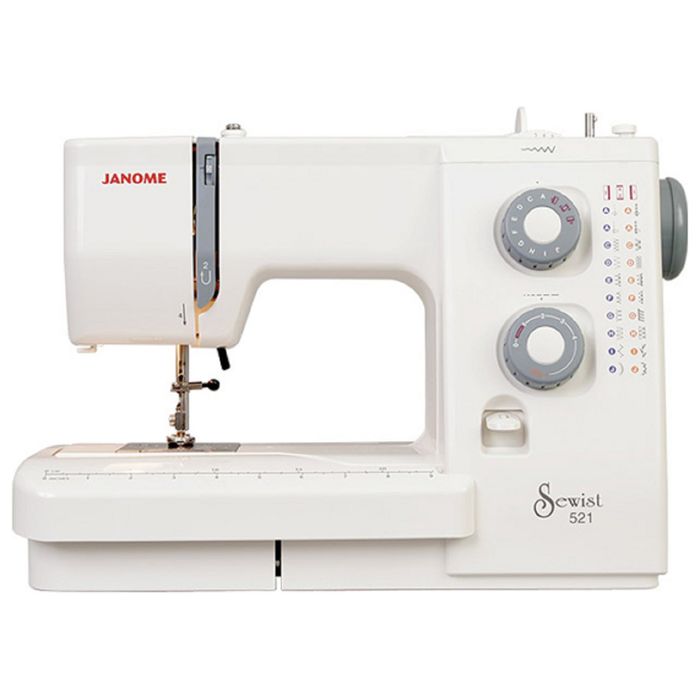 Швейная машина Janome SE 518, 21 операций, обметочная, потайная, эластичная строчка, белый