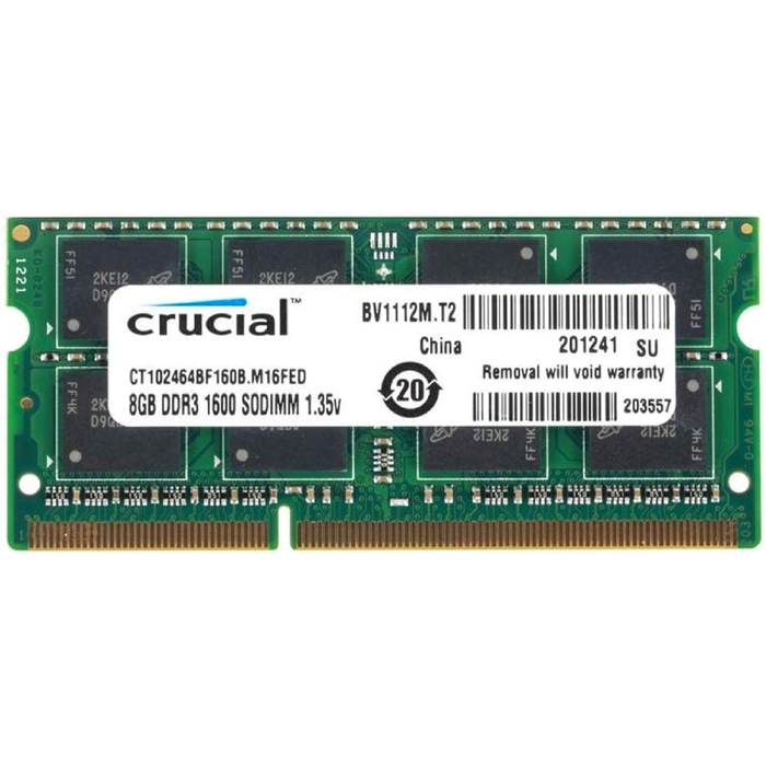 Память DDR3 8Gb 1600MHz Crucial CT102464BF160B RTL PC3-12800 CL11